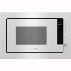 Beko, 25 L, 1450 W, white - Built-in microwave oven with grill BMGB25333WG