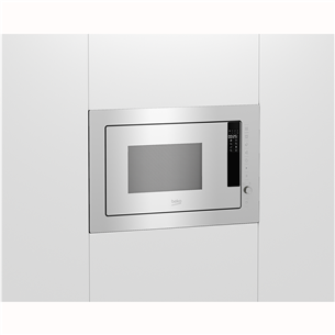Beko, 25 L, 1450 W, white - Built-in microwave oven with grill