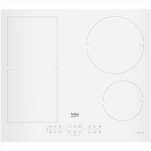 Beko, plotis 58 cm, balta - Įmontuojama indukcinė kaitlentė HII64200FMTW