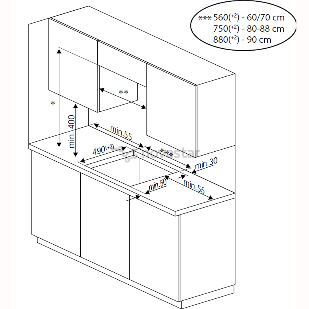 Beko, plotis 58 cm, balta - Įmontuojama indukcinė kaitlentė
