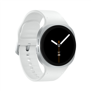 Samsung Galaxy Watch8, 40 мм, BT, серебристый - Смарт-часы