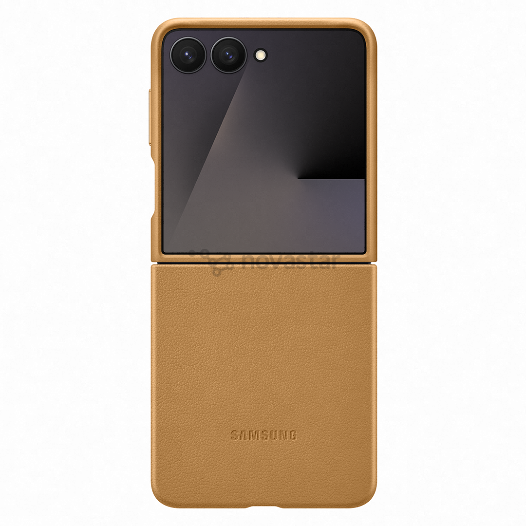 Samsung Kindsuit Case, Galaxy Flip7, šviesiai rudas - Dėklas