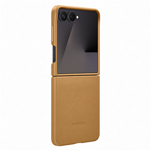 Samsung Kindsuit Case, Galaxy Flip7, šviesiai rudas - Dėklas