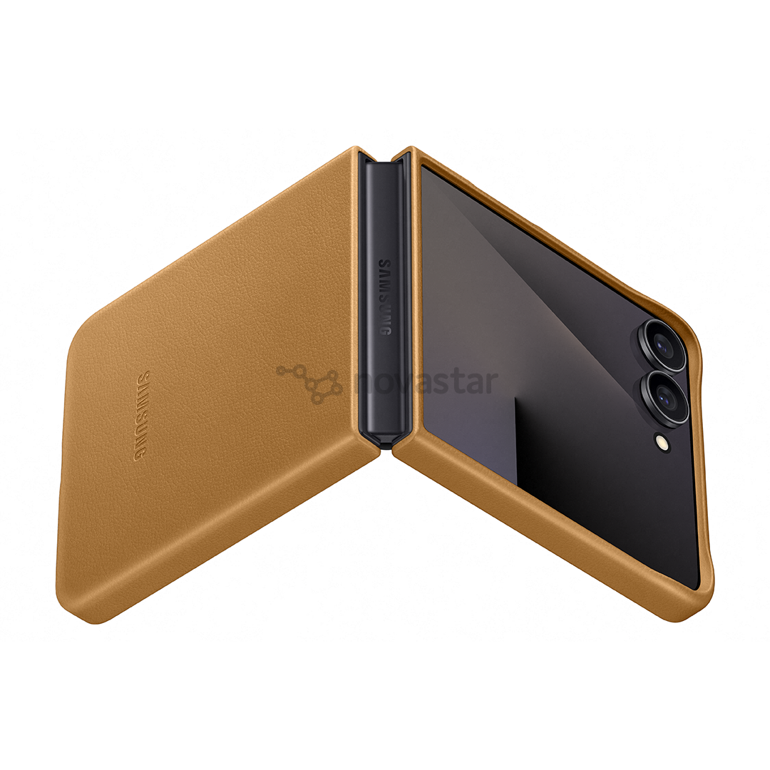 Samsung Kindsuit Case, Galaxy Flip7, šviesiai rudas - Dėklas