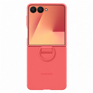 Samsung Silicone case, Galaxy Flip7, raudonas - Dėklas EF-PF766TREGWW