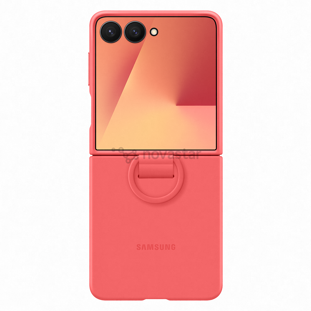 Samsung Silicone case, Galaxy Flip7, raudonas - Dėklas