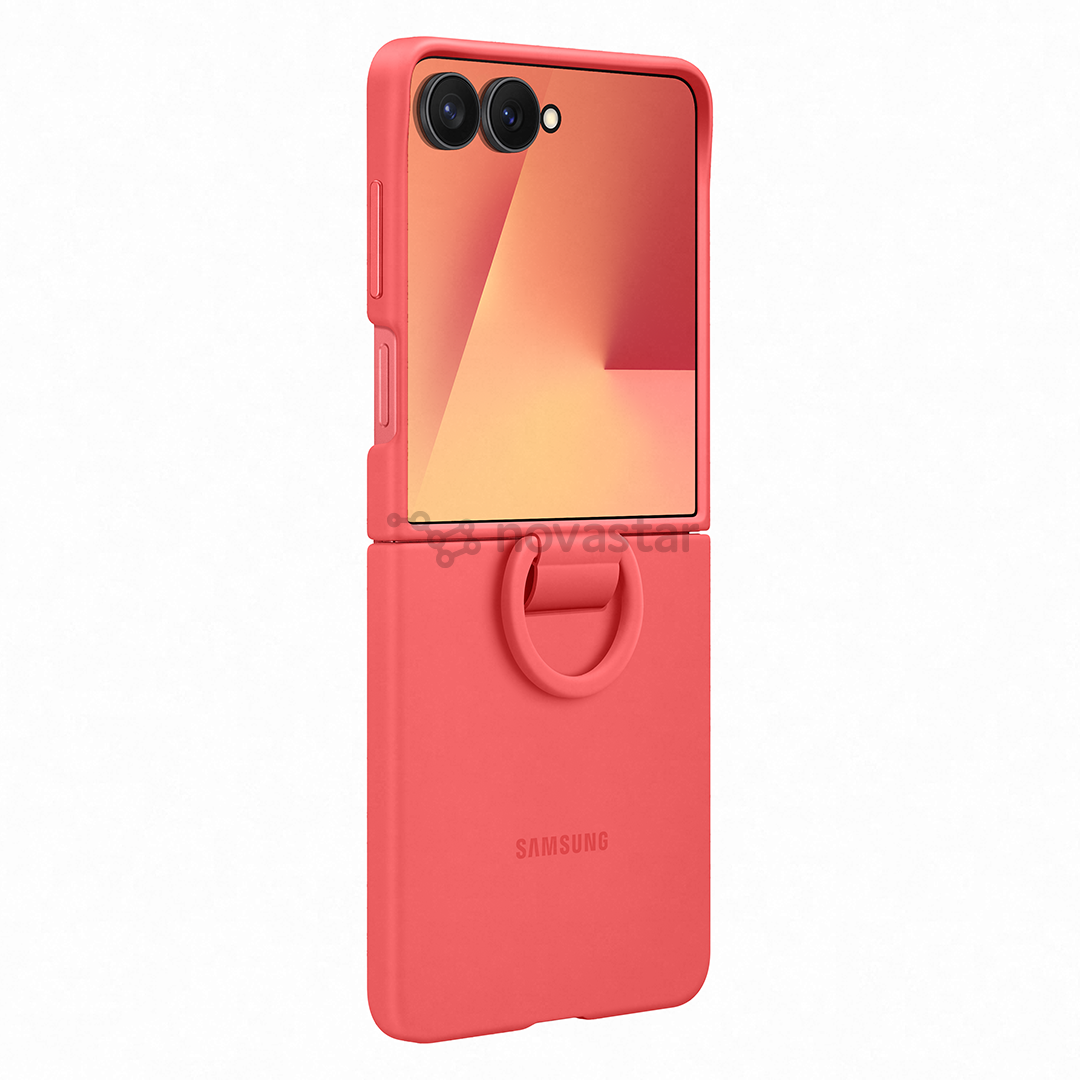 Samsung Silicone case, Galaxy Flip7, raudonas - Dėklas
