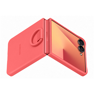 Samsung Silicone case, Galaxy Flip7, raudonas - Dėklas