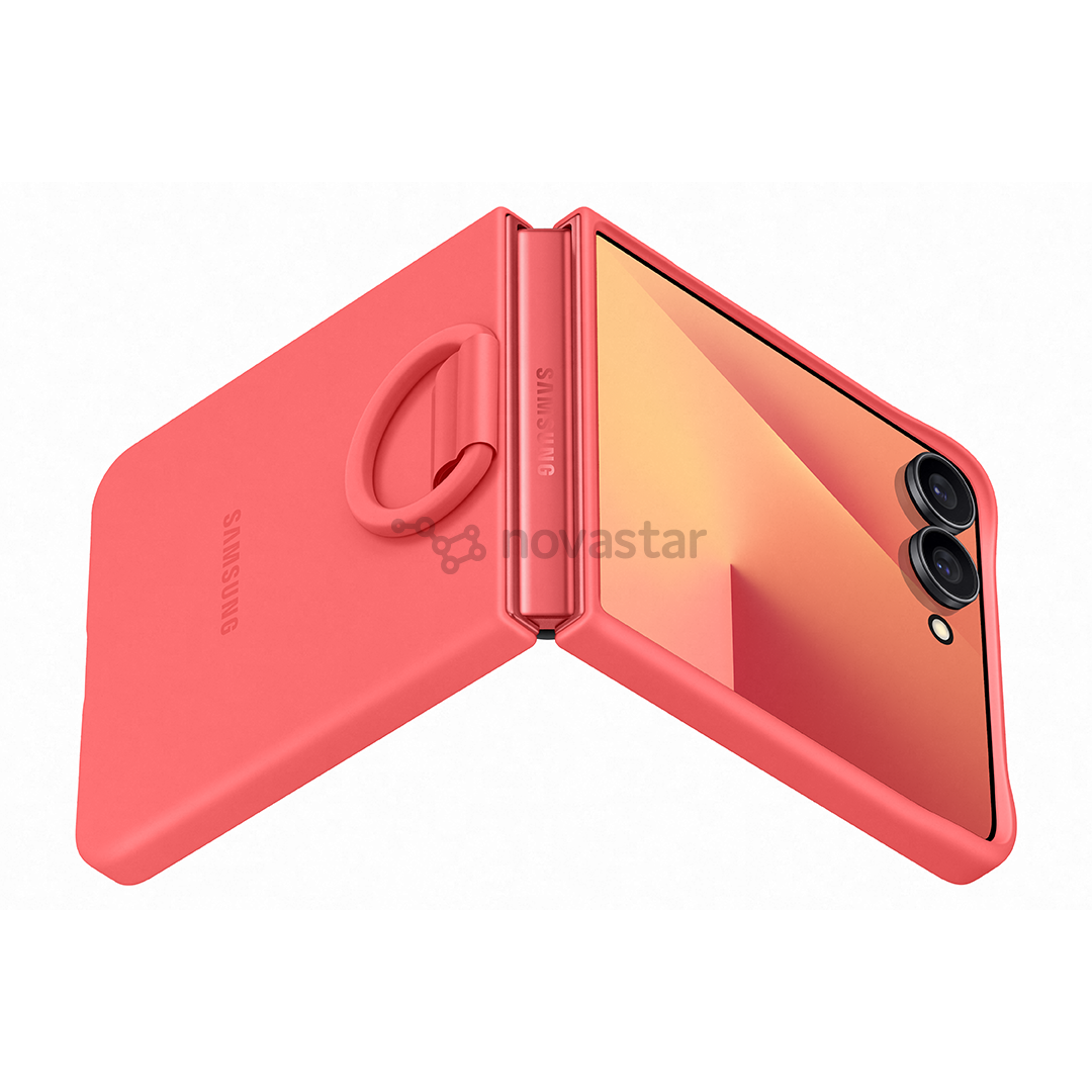 Samsung Silicone case, Galaxy Flip7, raudonas - Dėklas