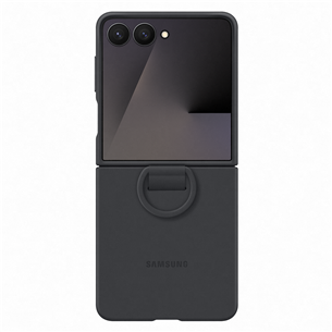 Samsung Silicone case, Galaxy Flip7, juodas - Dėklas EF-PF766TBEGWW