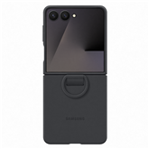 Samsung Silicone case, Galaxy Flip7, juodas - Dėklas