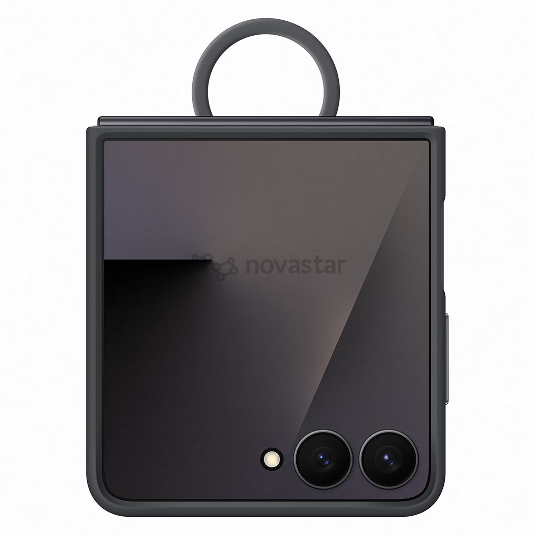 Samsung Silicone case, Galaxy Flip7, juodas - Dėklas
