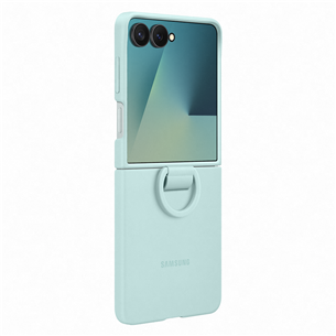 Samsung Silicone case, Galaxy Flip7, šviesiai žalias - Dėklas