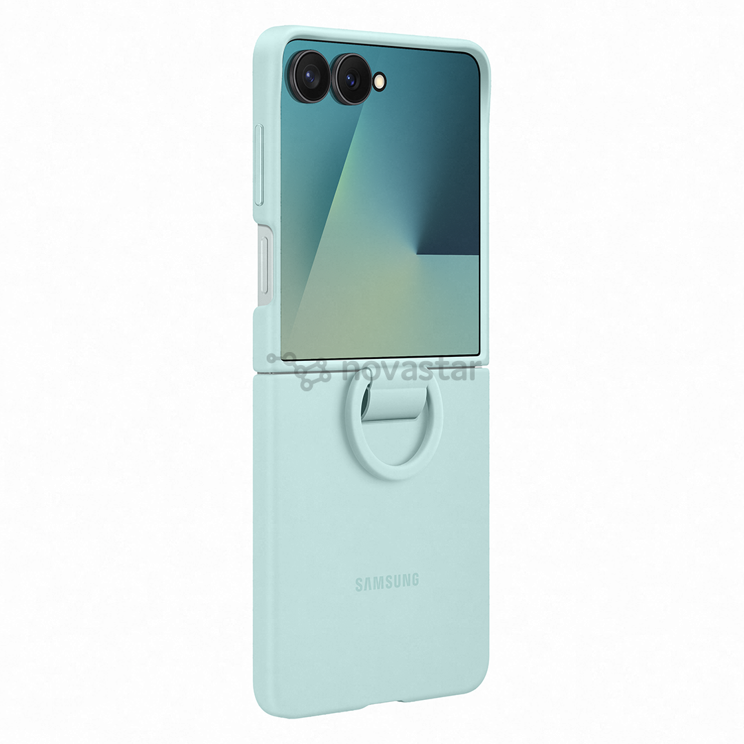 Samsung Silicone case, Galaxy Flip7, šviesiai žalias - Dėklas
