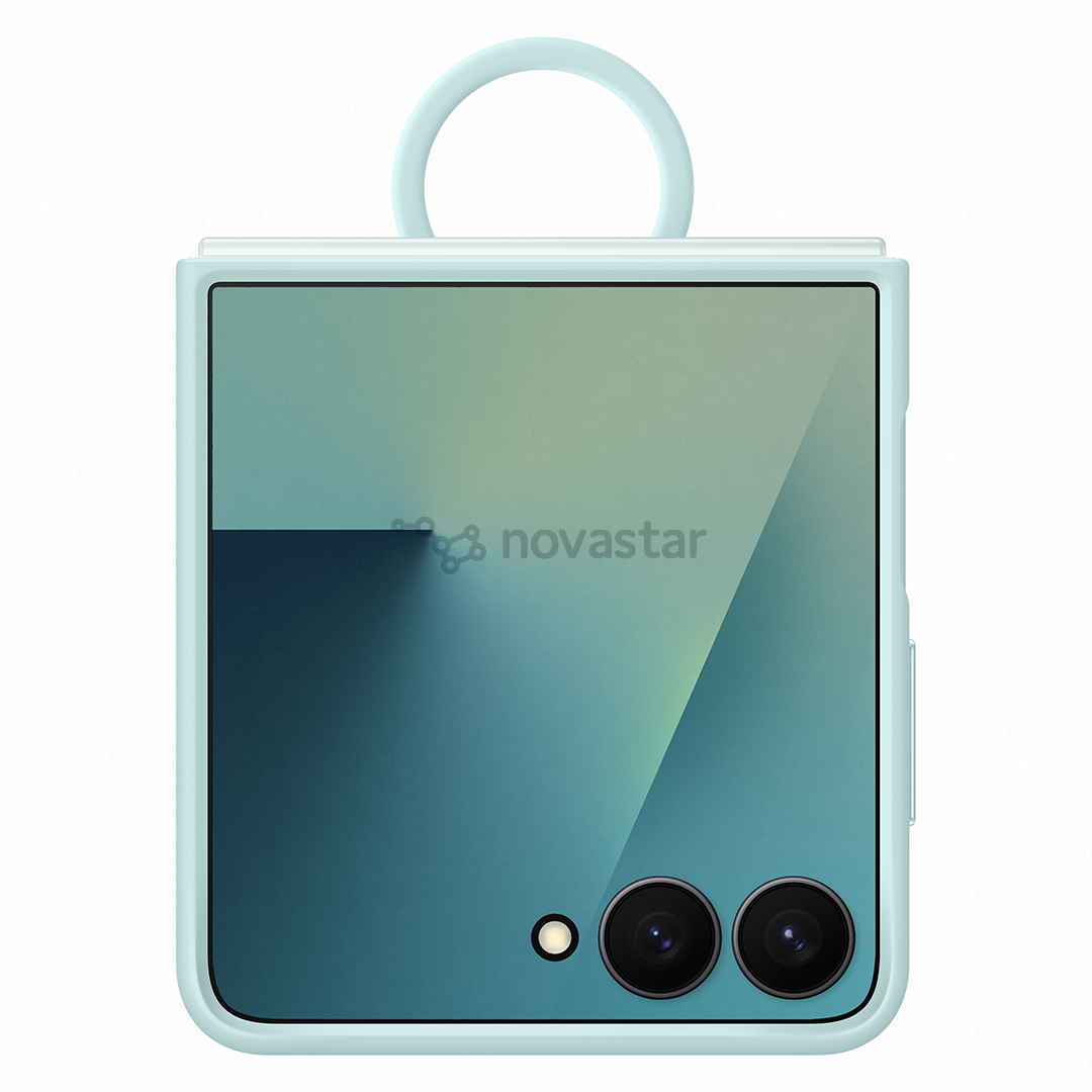 Samsung Silicone case, Galaxy Flip7, šviesiai žalias - Dėklas