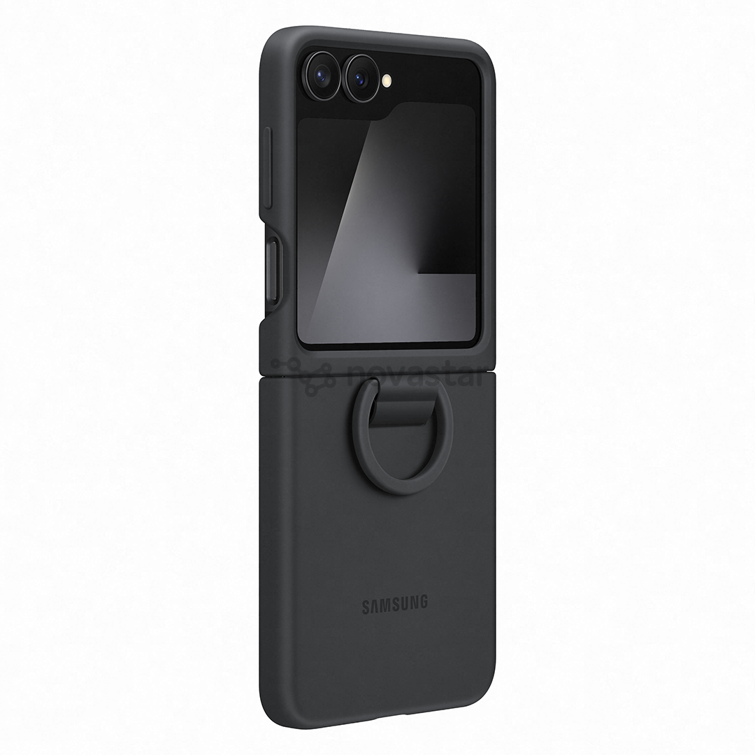 Samsung Silicone case, Galaxy Flip7 FE, темно-синий - Силиконовый чехол