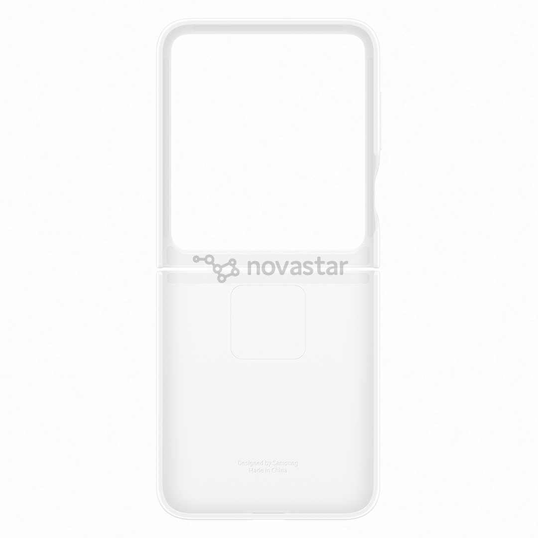 Samsung Silicone case, Galaxy Flip7 FE, baltas - Dėklas