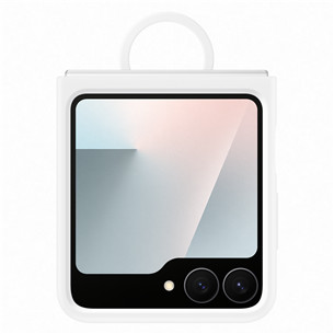 Samsung Silicone case, Galaxy Flip7 FE, white - Case