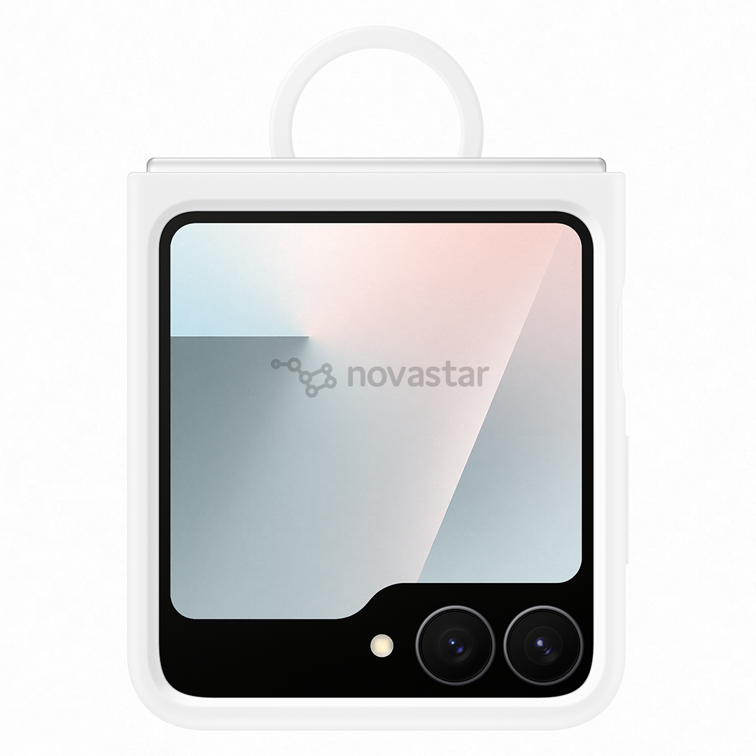 Samsung Silicone case, Galaxy Flip7 FE, baltas - Dėklas