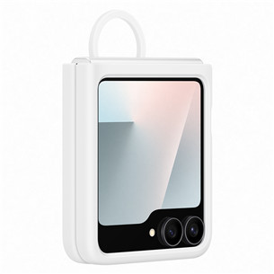Samsung Silicone case, Galaxy Flip7 FE, white - Case