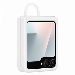 Samsung Silicone case, Galaxy Flip7 FE, baltas - Dėklas