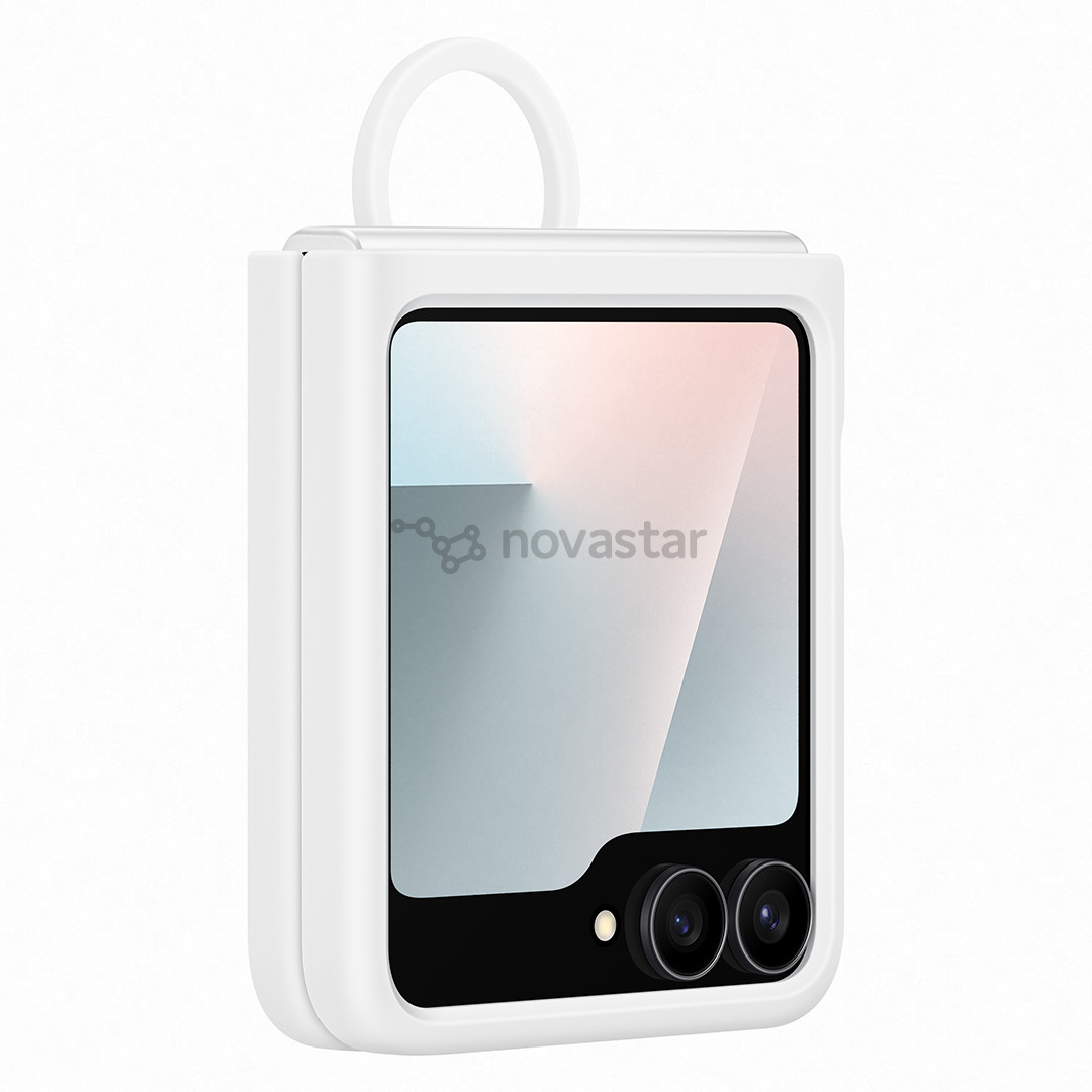 Samsung Silicone case, Galaxy Flip7 FE, white - Case