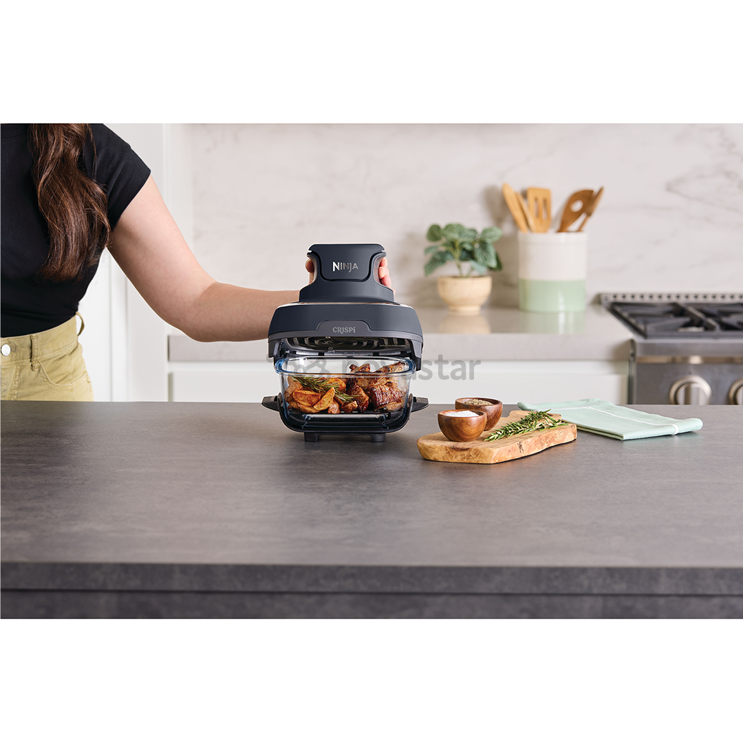 Ninja CRISPi 4-in-1, 1700 W, 3.8 L, mėlyna - Nešiojama karšto oro gruzdintuvė