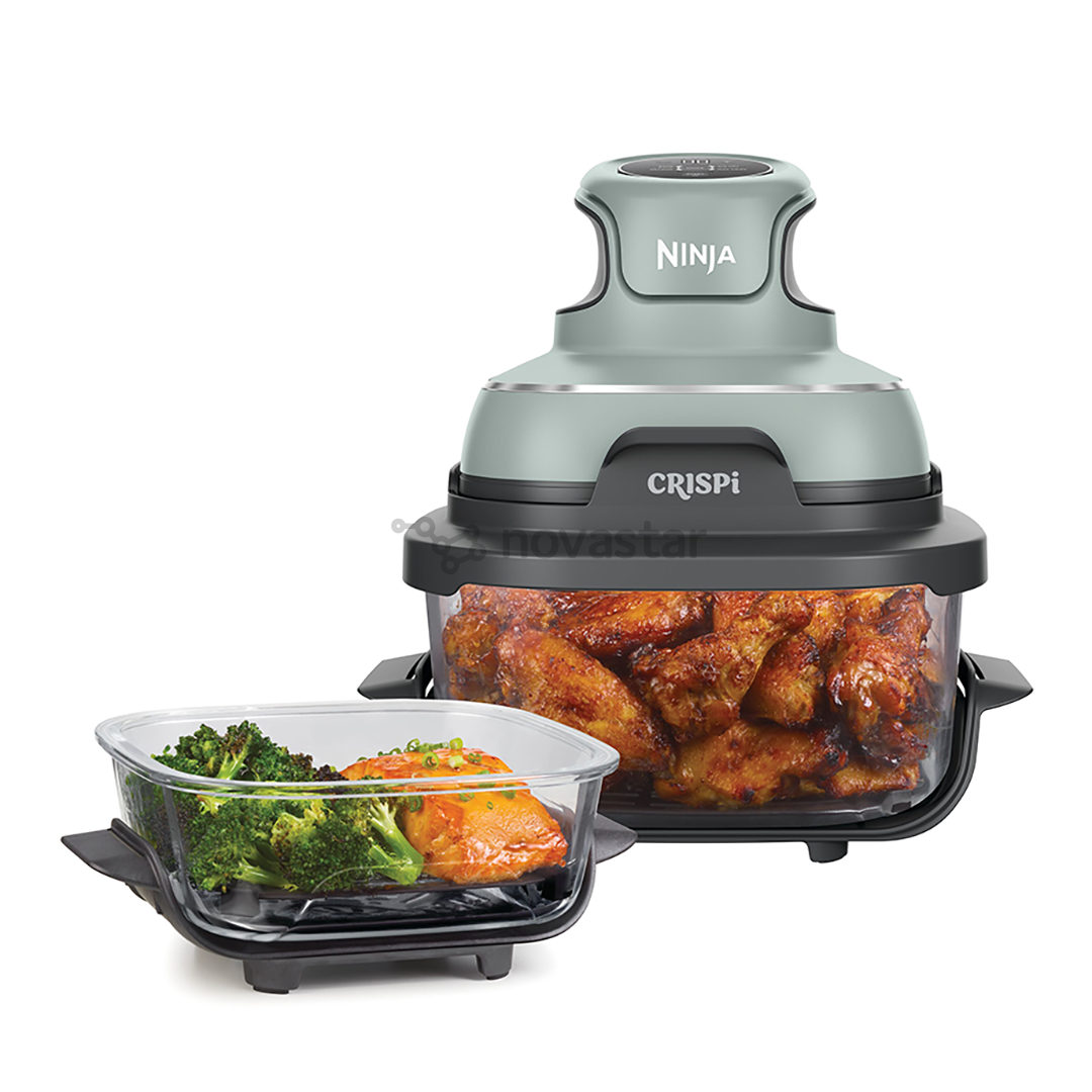 Ninja CRISPi 4-in-1, 1700 W, 3.8 L, žalia - Nešiojama karšto oro gruzdintuvė