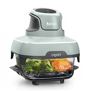 Ninja CRISPi 4-in-1, 1700 W, 3.8 L, žalia - Nešiojama karšto oro gruzdintuvė