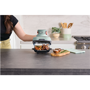 Ninja CRISPi 4-in-1, 1700 W, 3.8 L, žalia - Nešiojama karšto oro gruzdintuvė