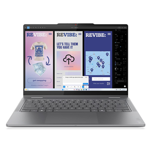 Lenovo Yoga 7 2-in-1 14ILL10, 14'', OLED, WQXGA, Ultra 5, 16 GB, 512 GB, ENG, luna grey - Notebook 83JQ0003NT