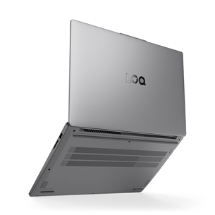 Lenovo LOQ 15IAX9E, 15,6'', 144 Hz, i5, 12 GB, 512 GB, RTX 3050, pilkas - Nešiojamasis kompiuteris