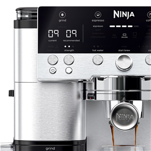 Ninja Luxe Café Premier, juodas/nerūdijančio plieno - Kavos aparatas