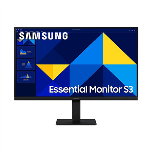 Samsung Essential S3, 24'', Full HD, IPS, juodas - Monitorrius LS24D300GAUXEN