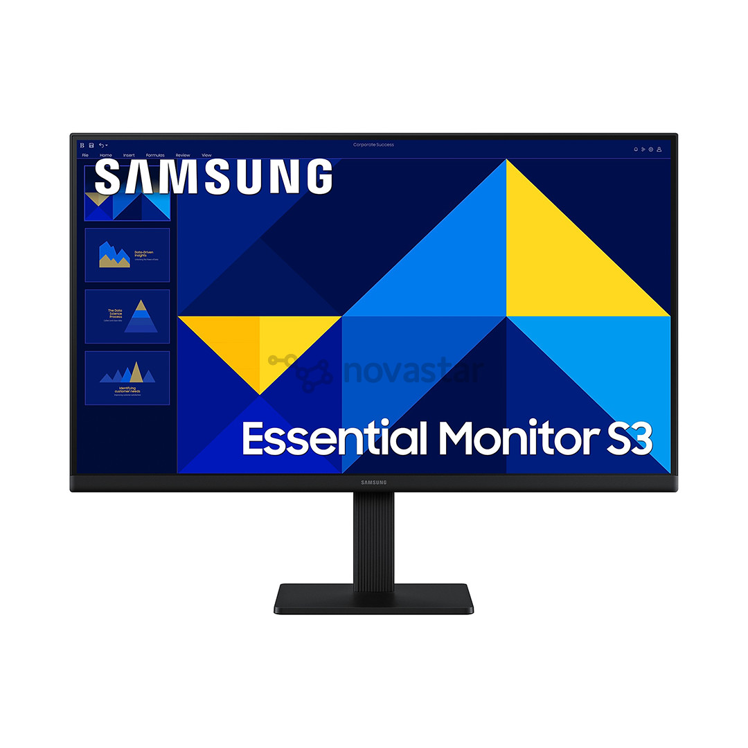 Samsung Essential S3, 24'', Full HD, IPS, juodas - Monitorrius LS24D300GAUXEN