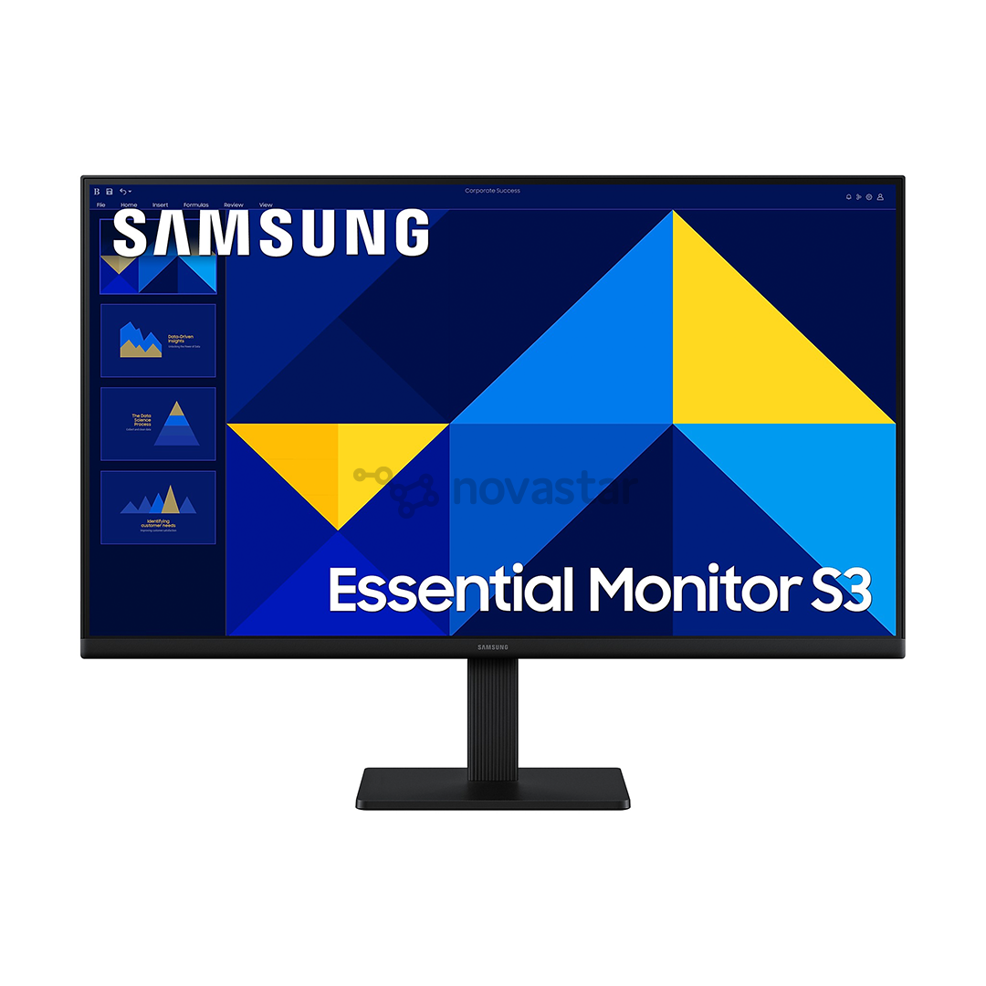 Samsung Essential S3, 27'', Full HD, IPS, black - Monitor