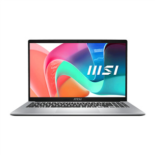 MSI Modern 15 F13M, 15,6'', i7, 16 GB, 512 GB, sidabro spalvos - Nešiojamasis kompiuteris MODERN15-F13MG-643NL