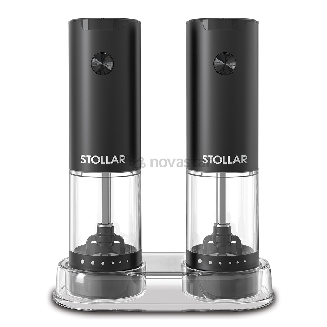 Stollar the Salt & Pepper, black - Salt and pepper grinder