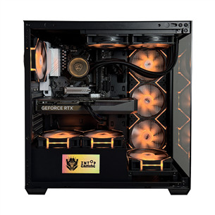Intop Gaming R7 Aqua, Ryzen 7, 32 GB, 1 TB, RTX 5070, juodas - Stacionarus kompiuteris