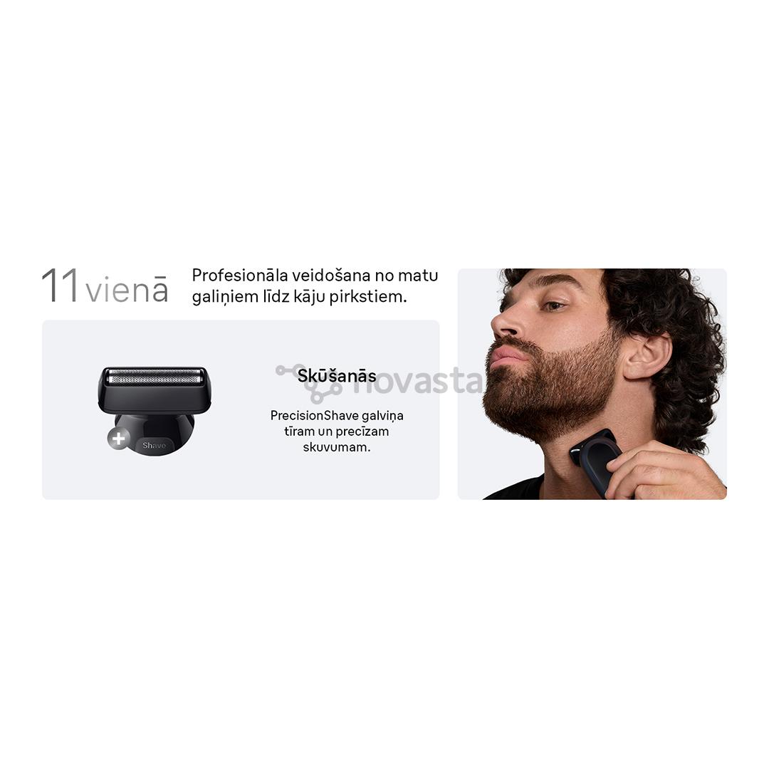 Plaukų kirpimo mašinėlė Braun Series 7, 11-in-1, tamsiai mėlyna