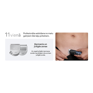 Plaukų kirpimo mašinėlė Braun Series 7, 11-in-1, tamsiai mėlyna