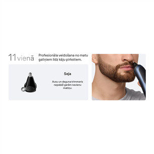 Braun Series 7, 11 в 1, темно-синий - Мультитриммеp