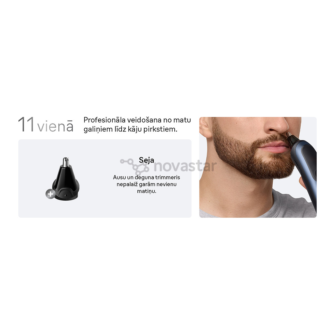 Braun Series 7, 11 в 1, темно-синий - Мультитриммеp
