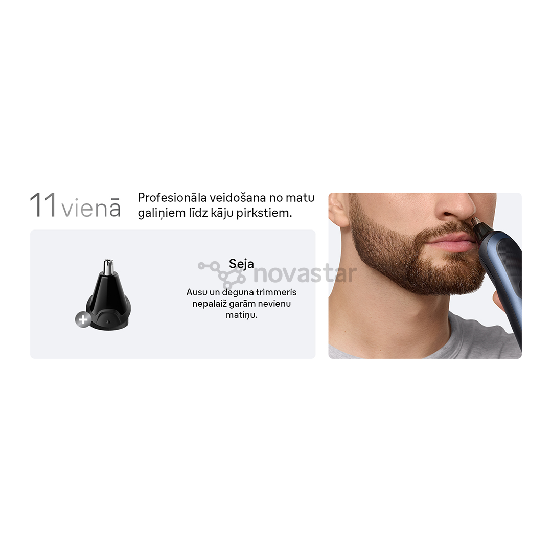 Plaukų kirpimo mašinėlė Braun Series 7, 11-in-1, tamsiai mėlyna