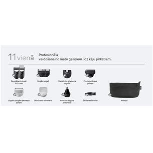 Plaukų kirpimo mašinėlė Braun Series 7, 11-in-1, tamsiai mėlyna