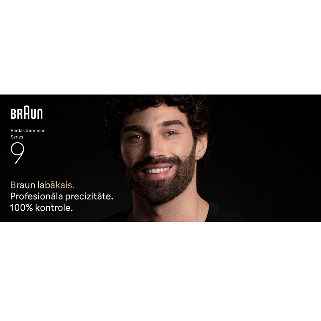 Barzdaskutė Braun Series 9, pilka/juoda