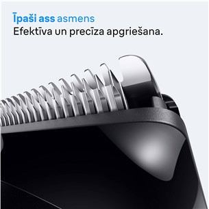 Plaukų kirpimo mašinėlė Braun Series 3, 8-in-1, tamsiai pilka