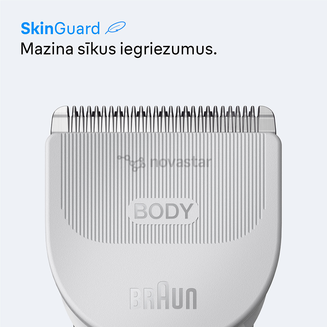 Kūno skustuvas Braun Series 3, baltas