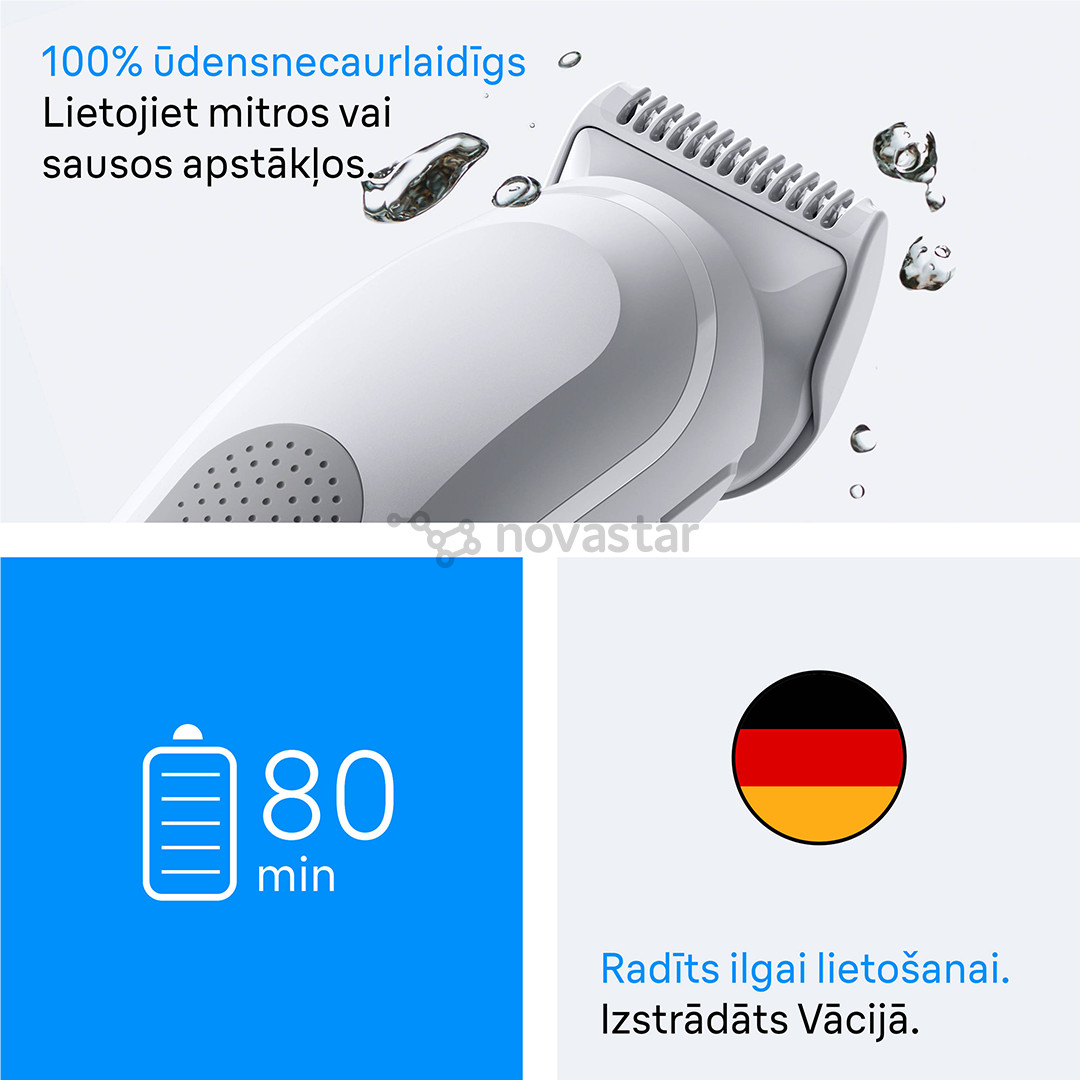 Kūno skustuvas Braun Series 3, baltas