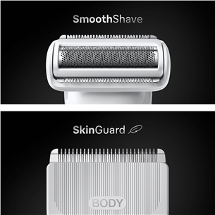 Kūno skustuvas Braun Body Groomer Series 7, pilkas